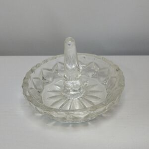 Clear Glass Ring Holder